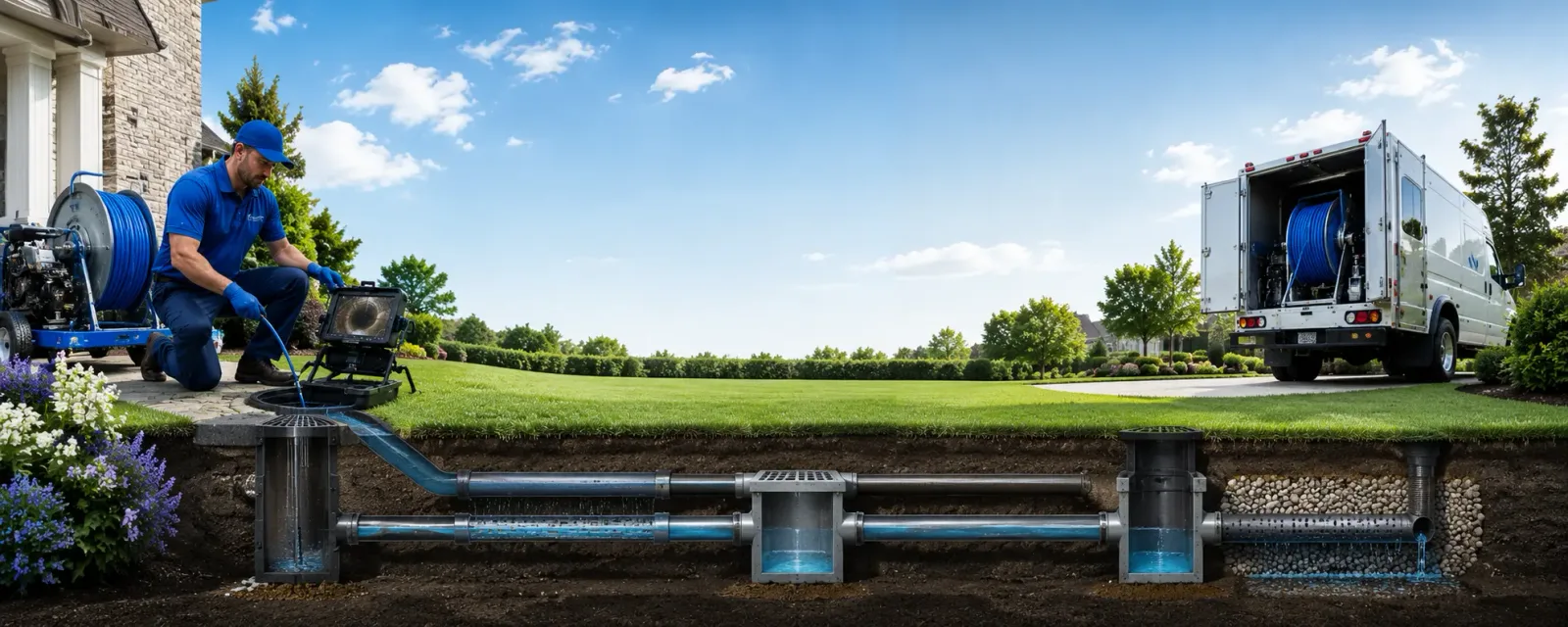 Outdoor drain cleaning information for Wingett Run, OH